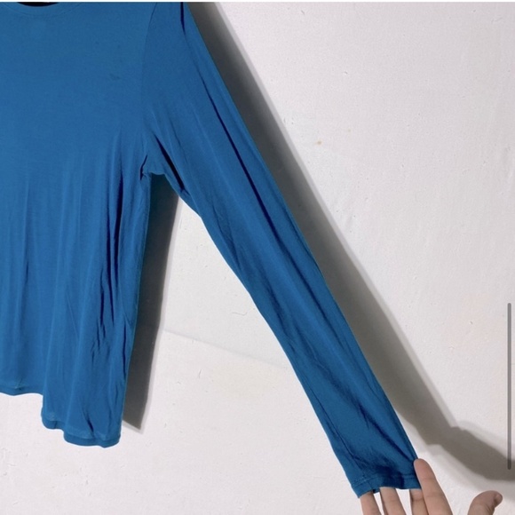 Mountain Equipment Co Op Teal Long Sleeve Crew Neck Lind Sleeve Layer Shirt S - Picture 8 of 13